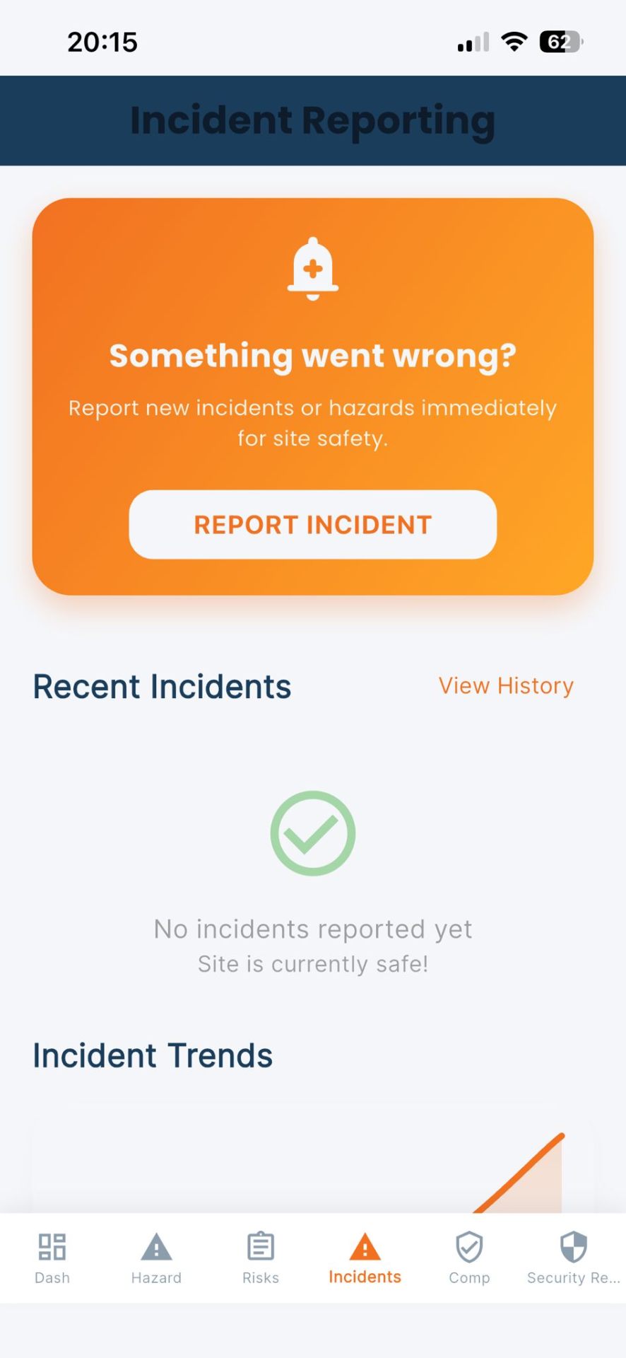 Incident reporting